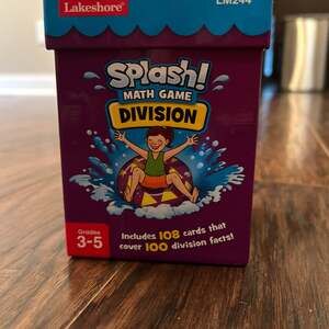 Splash! Division‎ Game by Lakeshore Learning NEW, no shrink wrap